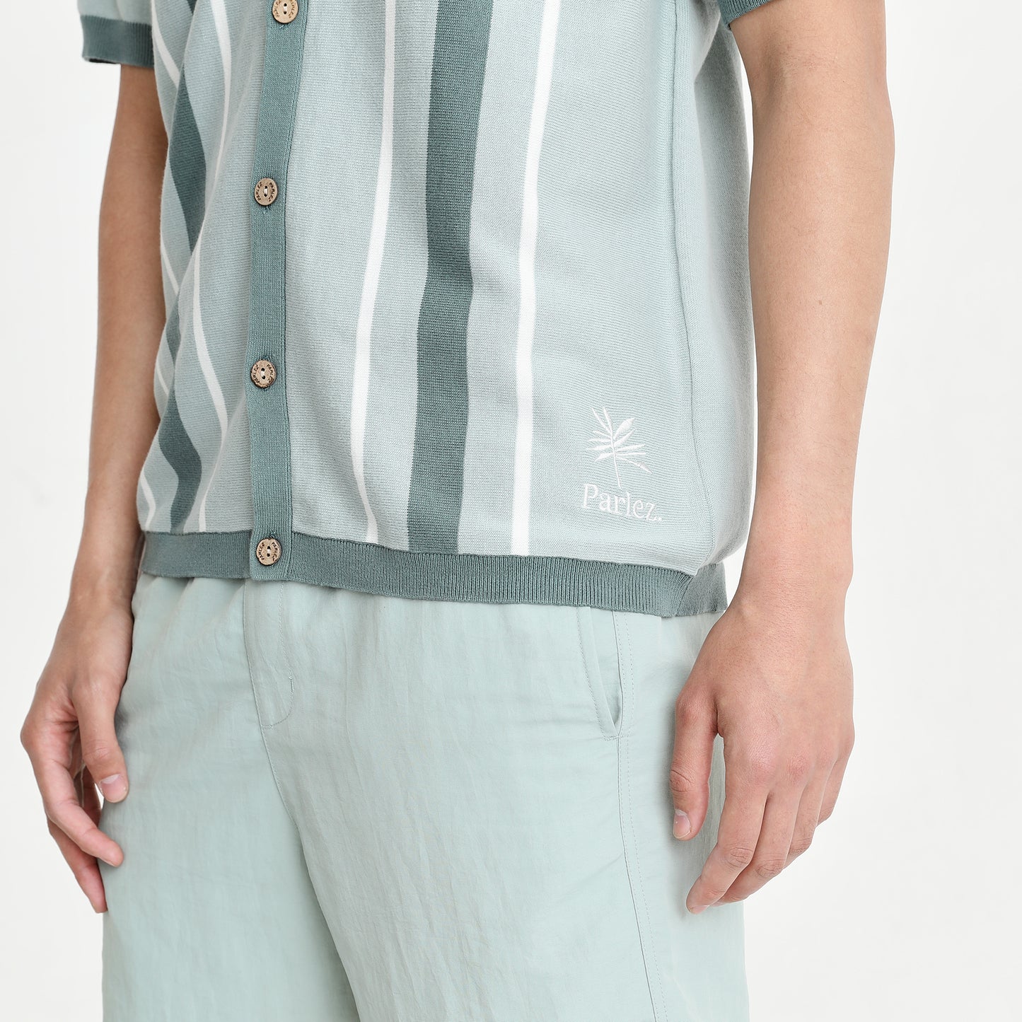 Hartwell Knit Polo Sea Mist