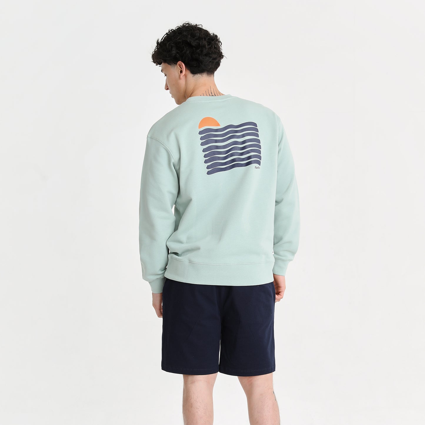 Wash Sweatshirt Sea Mist