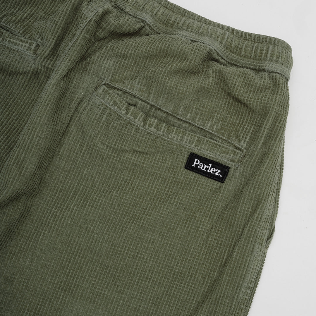 The Mens Ames Trouser Olive Green from Parlez clothing