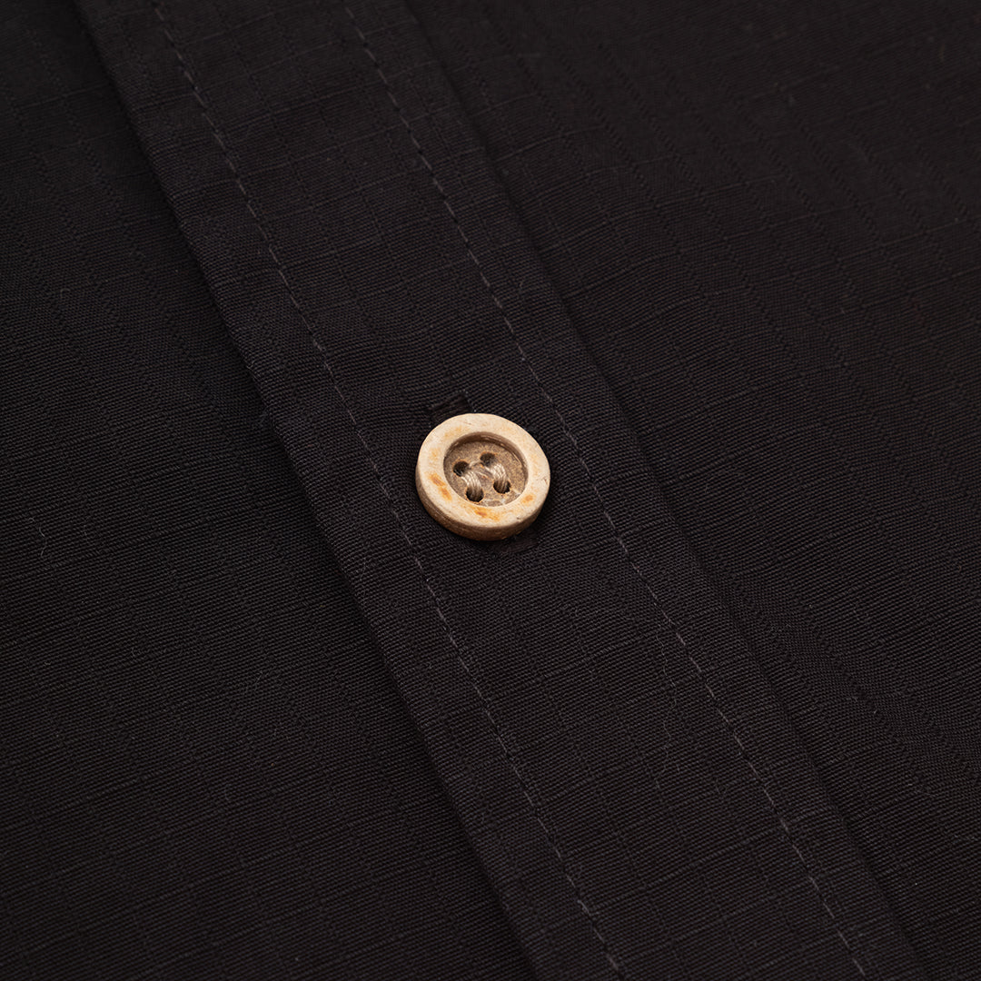 The Mens Ample Shirt Black from Parlez clothing