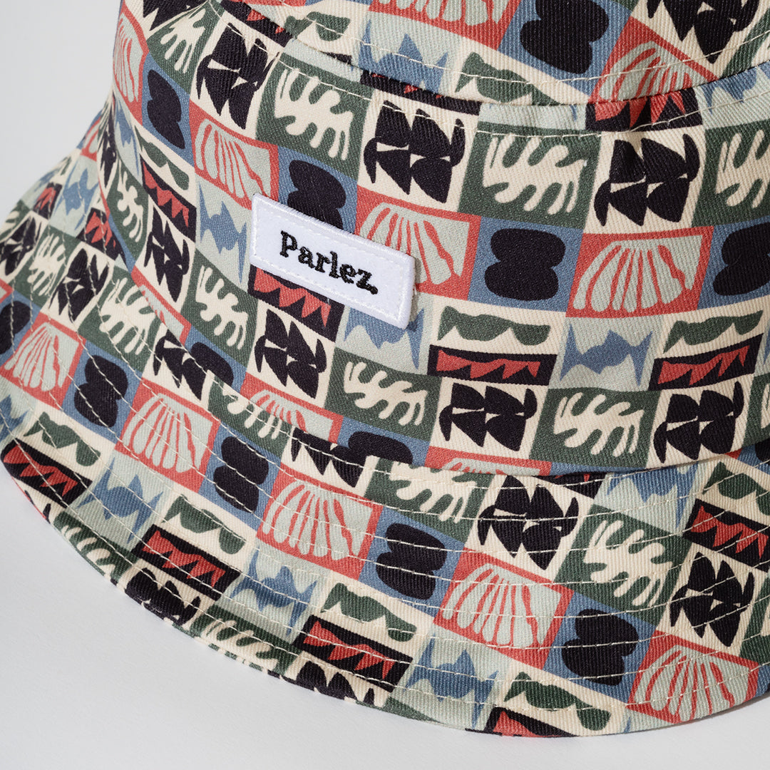 The Mens Azure Bucket Hat Multi from Parlez clothing