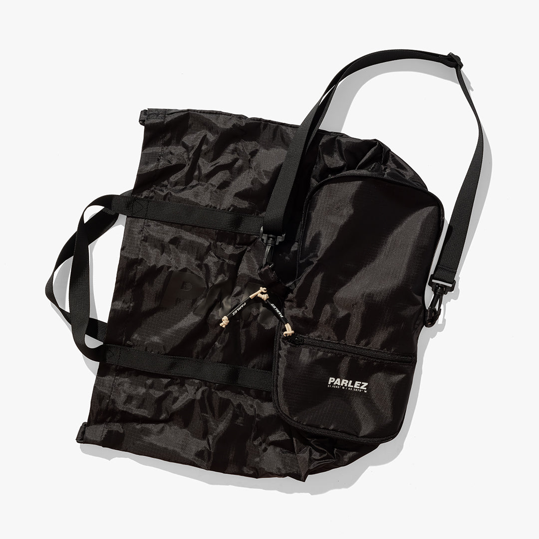 The Mens Haul Tote Bag Black from Parlez clothing