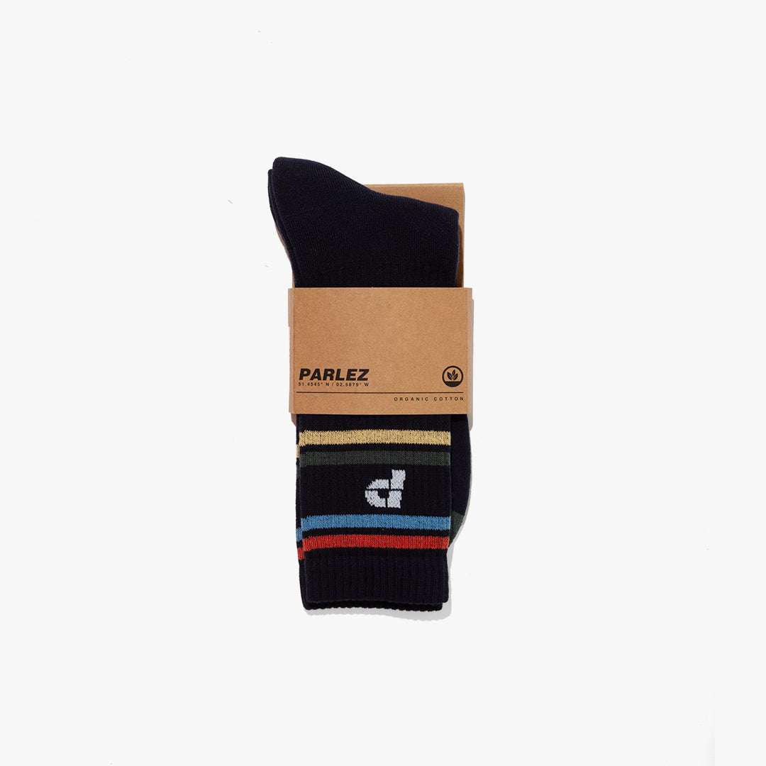 The Mens Bane Socks Navy from Parlez clothing
