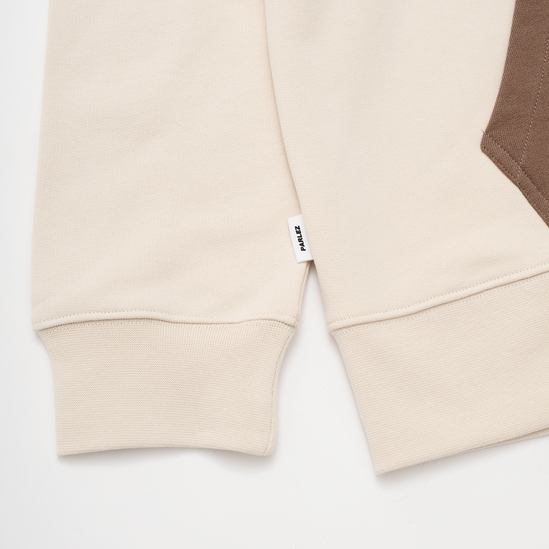 The Mens Benito Hoodie Ecru from Parlez clothing