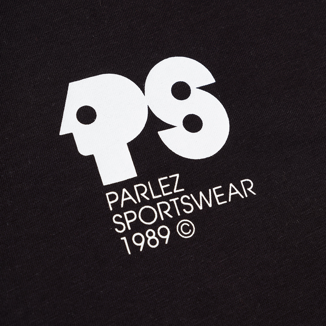 The Mens Broadcast Oversized T-Shirt Black from Parlez clothing