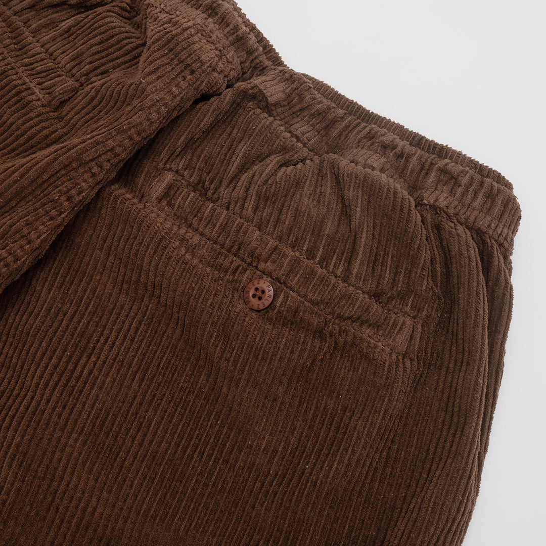 The Mens Campbell Cord Shorts Brown from Parlez clothing
