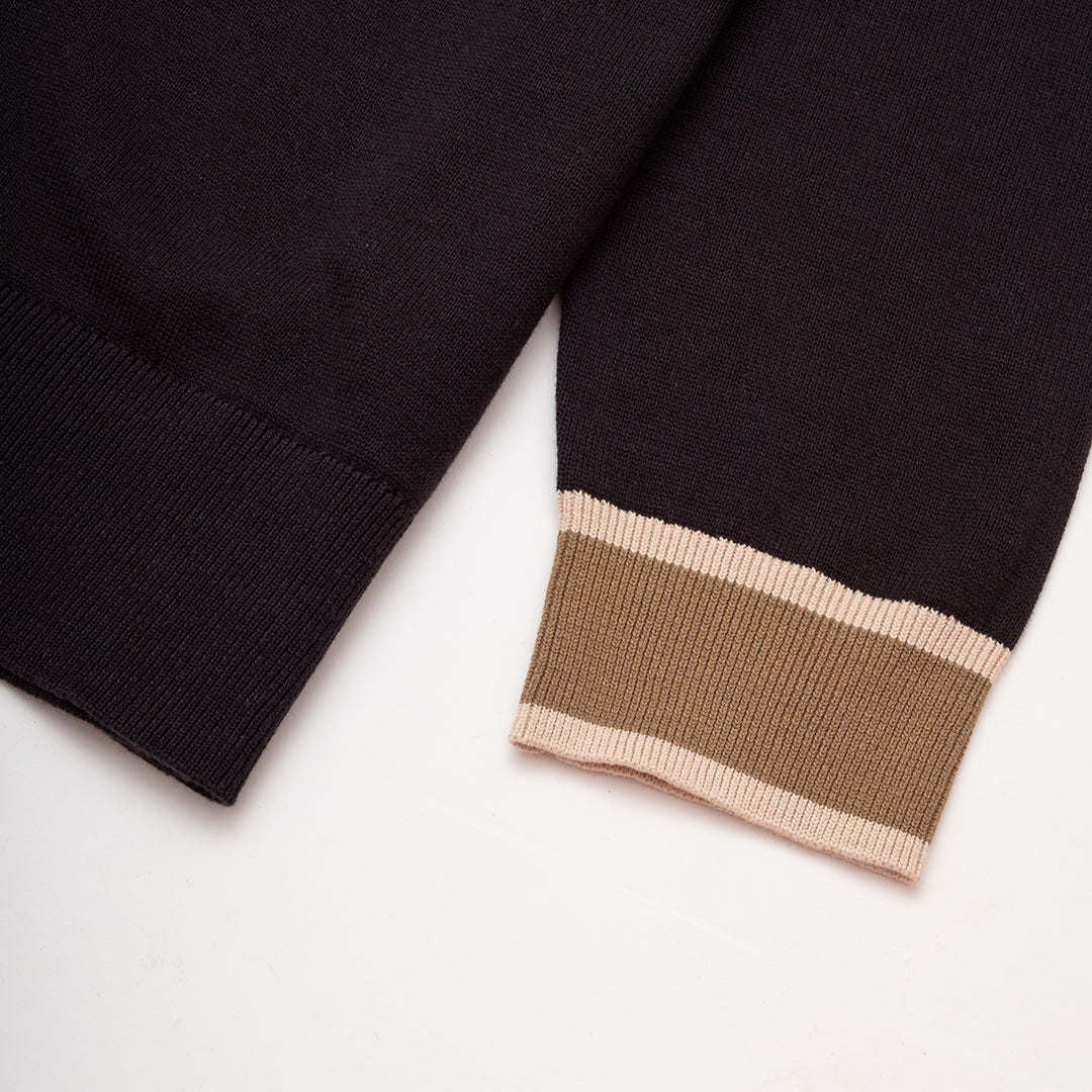 The Mens Letterman Cardy Black from Parlez clothing