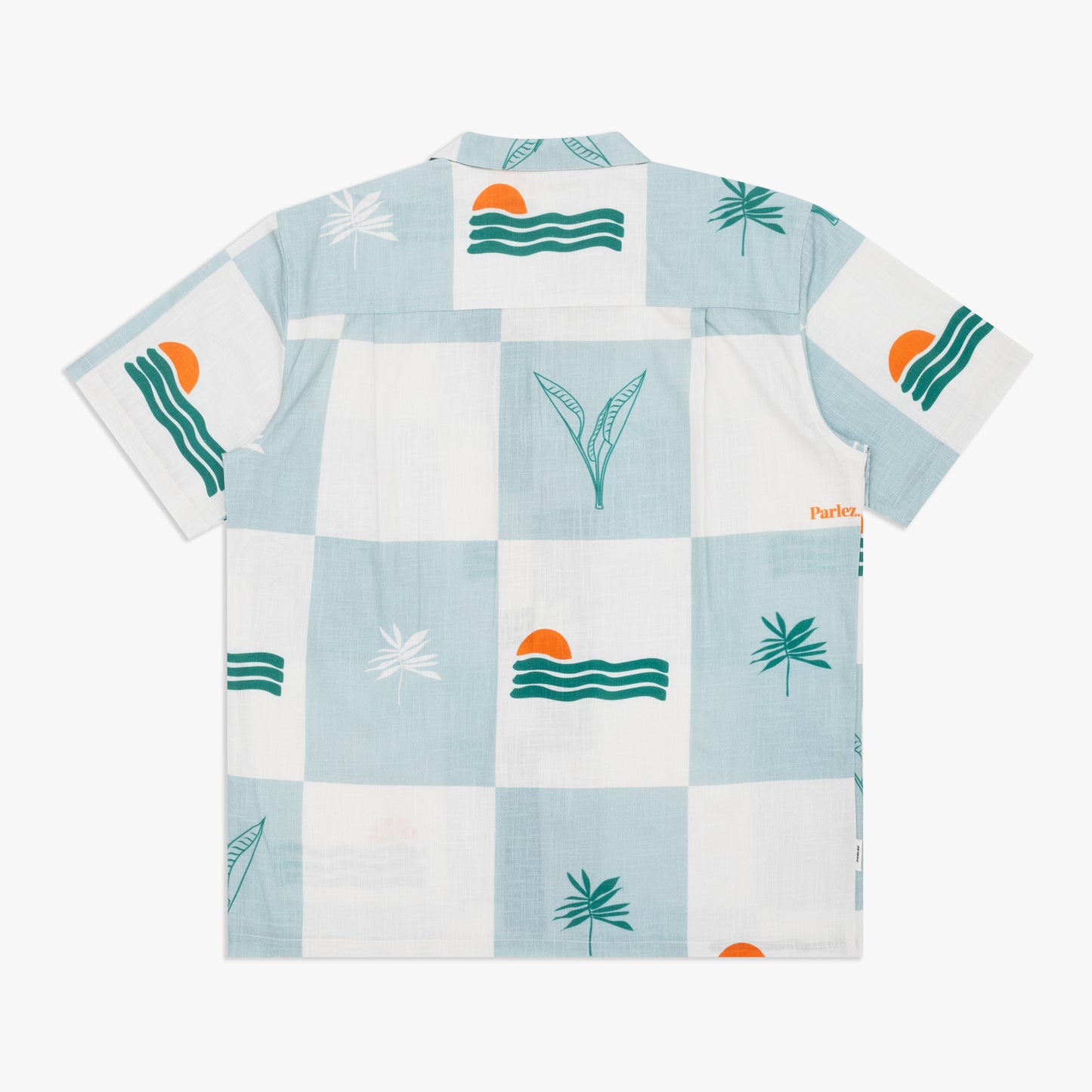 The Mens Cabo Shirt Sea Mist from Parlez clothing