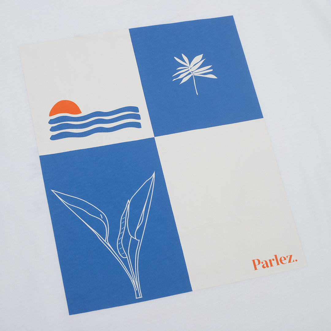 The Mens Cabo T-Shirt White from Parlez clothing
