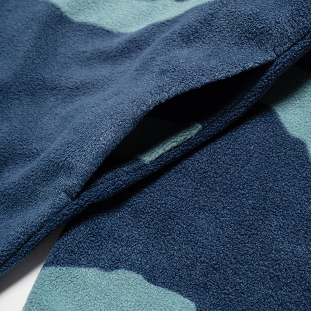 The Mens Chevy 1/4 Zip Fleece Lagoon from Parlez clothing