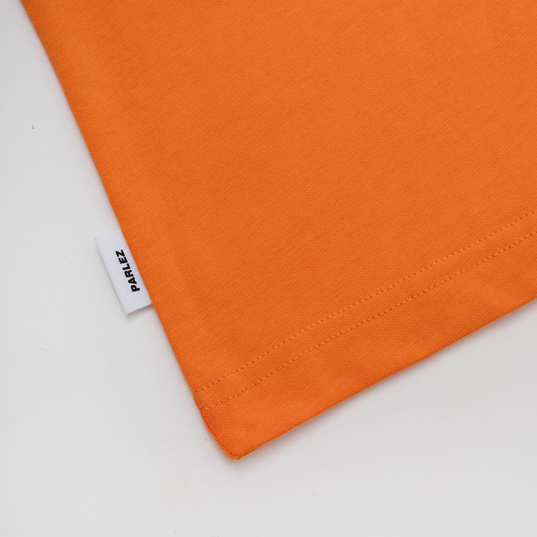 The Mens Cinco T-Shirt Tangerine from Parlez clothing