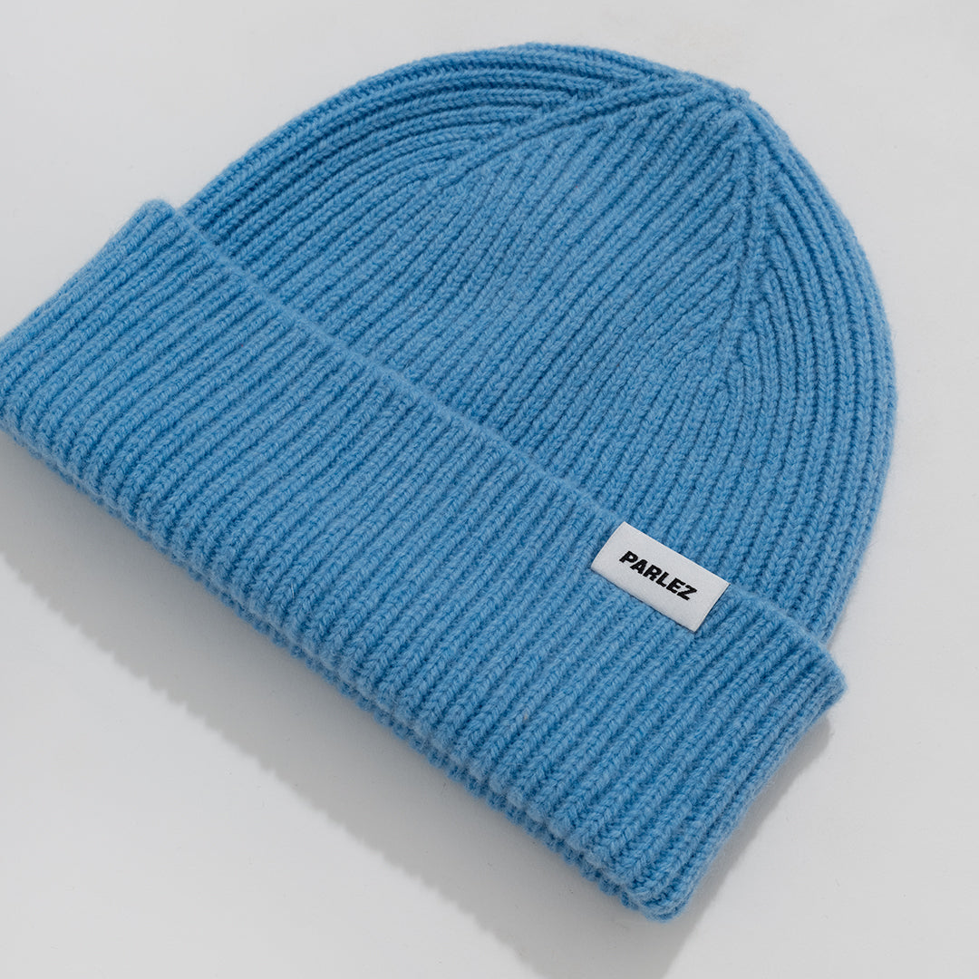 The Mens Cooke Beanie Dusty Blue from Parlez clothing