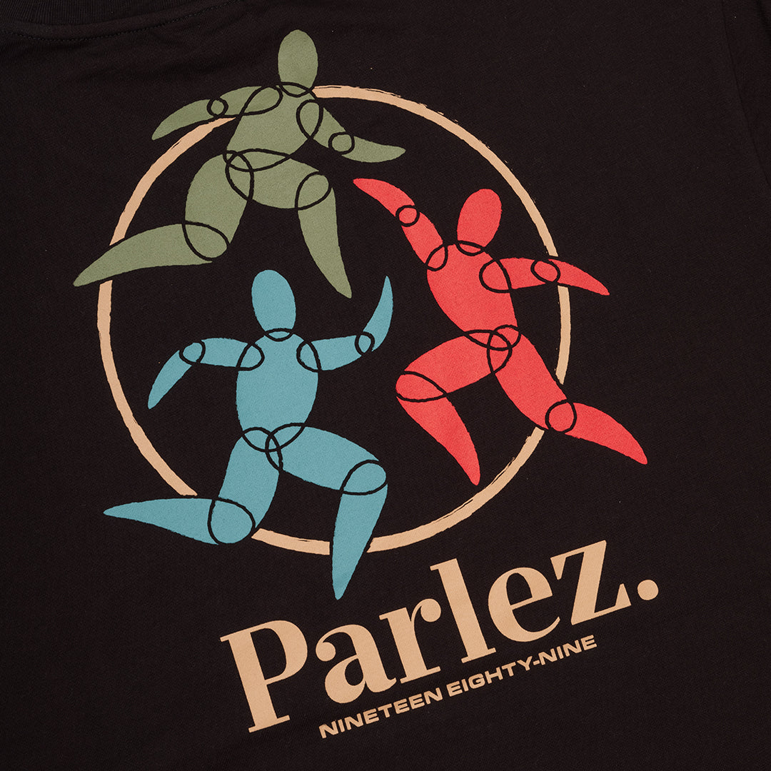 The Mens Corpora T-Shirt Black from Parlez clothing