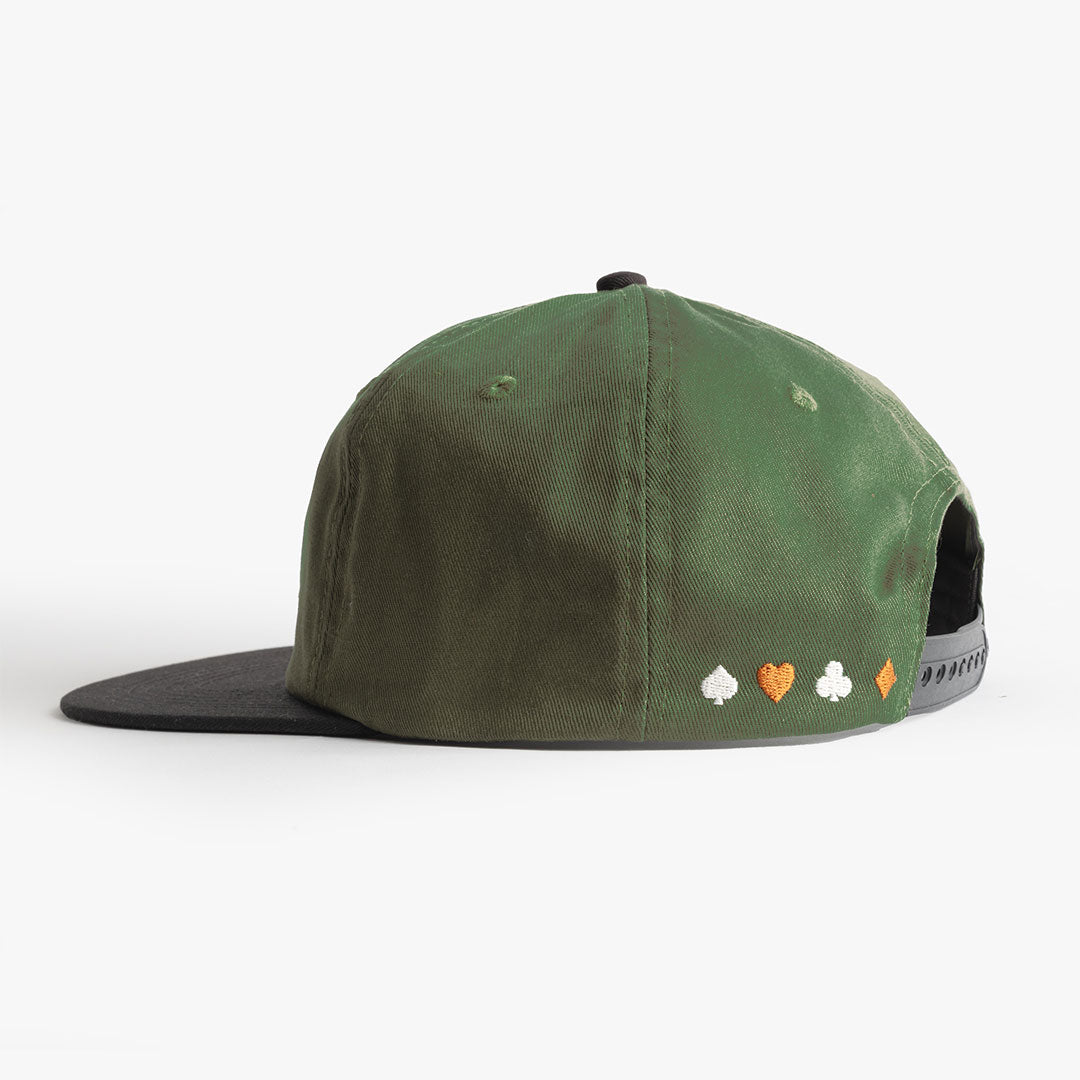 Crown 6 Panel Cap Dusty Green