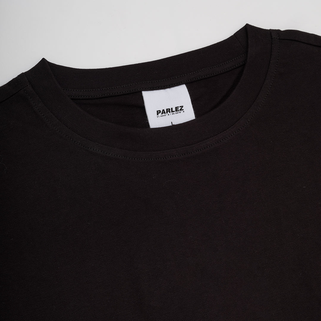 The Mens Dale Oversized T-Shirt Black from Parlez clothing