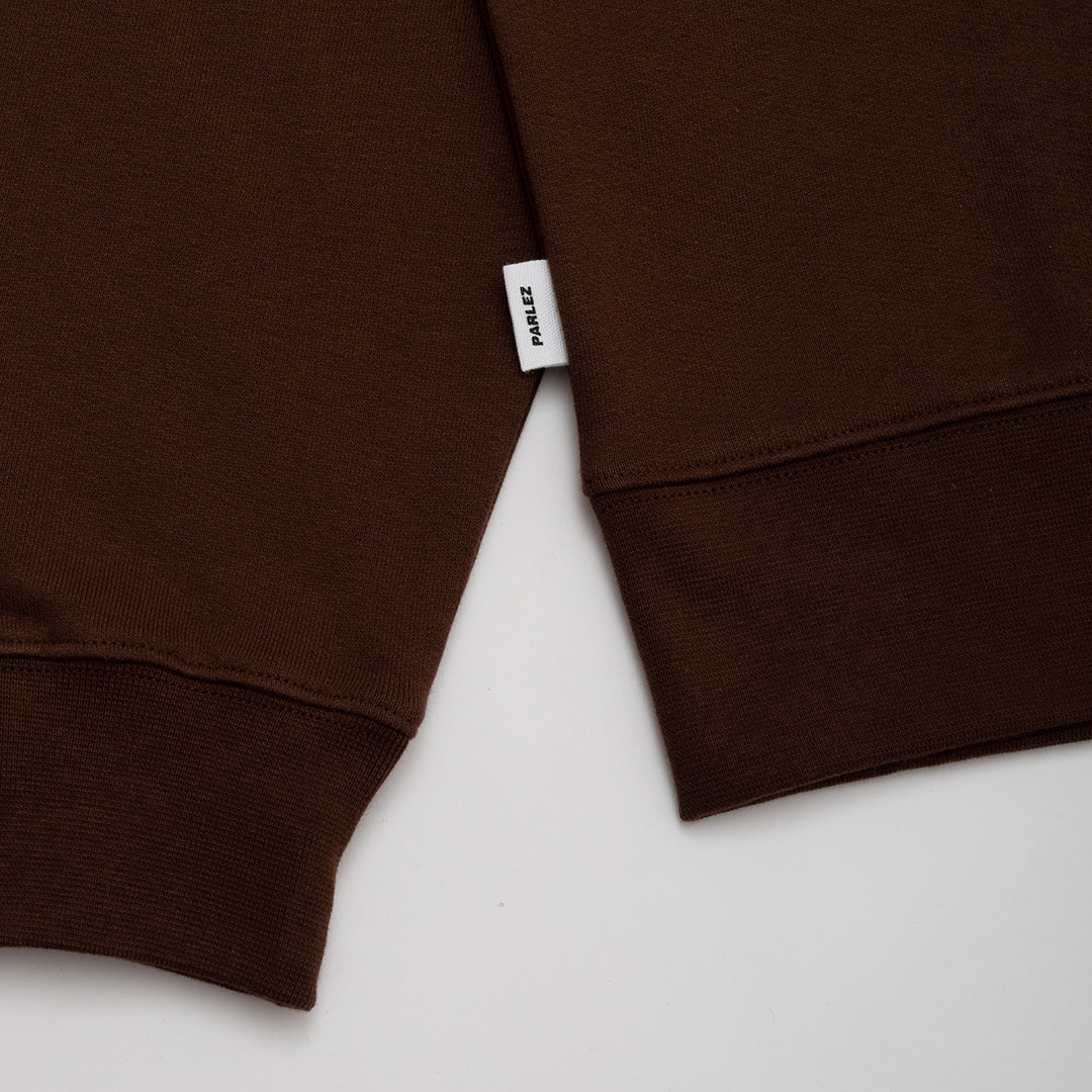 The Mens Dash Sweatshirt Mocha Brown from Parlez clothing