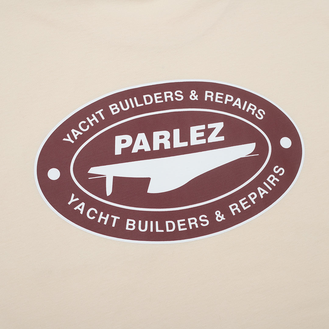 The Mens Fasten T-Shirt Ecru from Parlez clothing