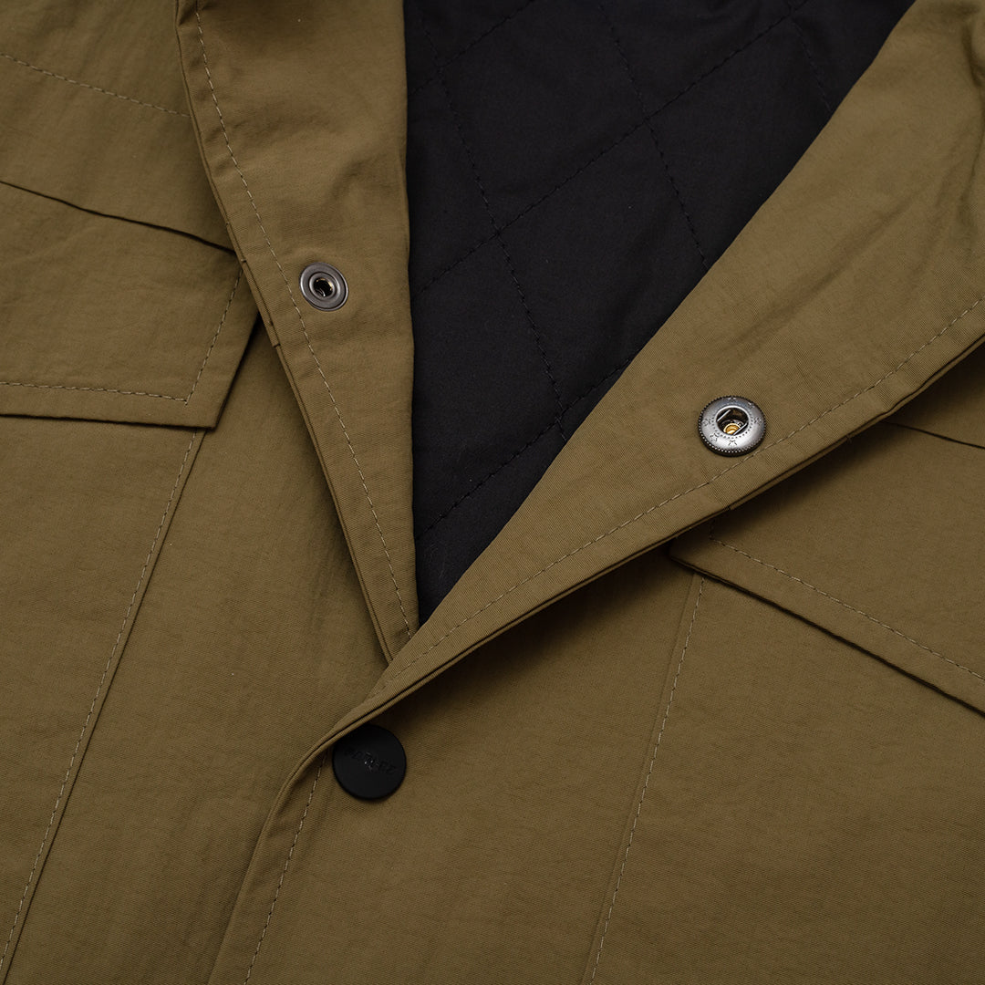 The Mens Frame Shirt Khaki from Parlez clothing