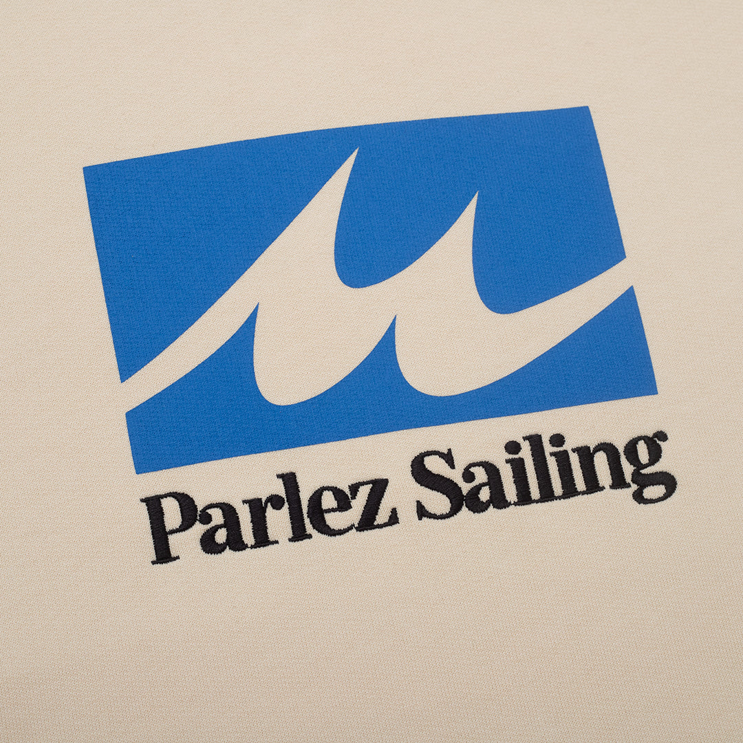 The Mens Lapstrake Hoodie Ecru from Parlez clothing