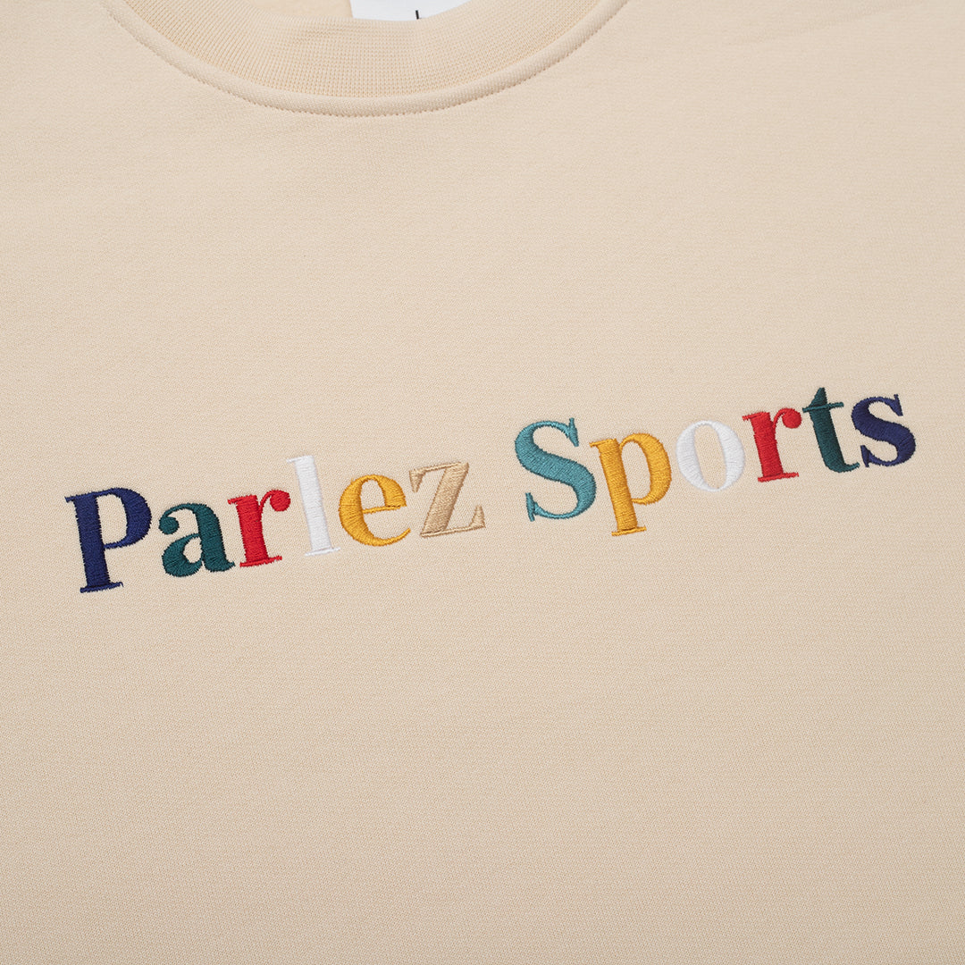 The Mens Leaf Sweatshirt Ecru from Parlez clothing