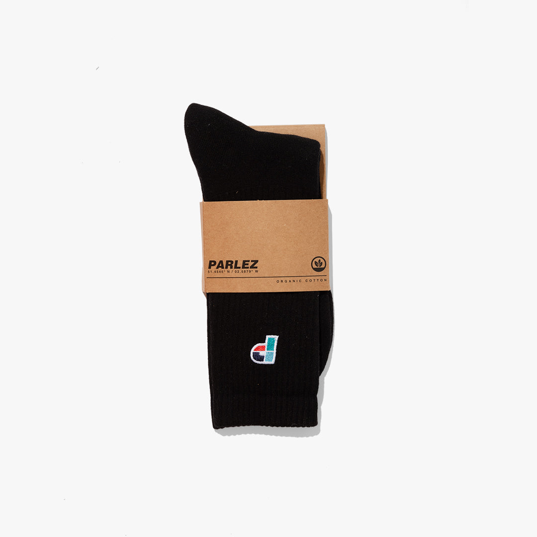 The Mens Lewis Socks Black from Parlez clothing