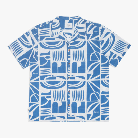 Link Cuban Shirt Ocean Blue