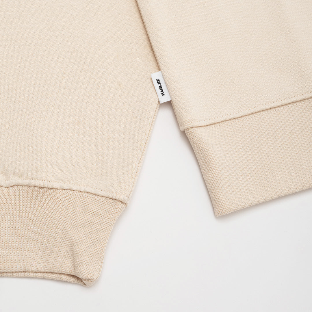 The Mens Longwood Sweatshirt Ecru from Parlez clothing