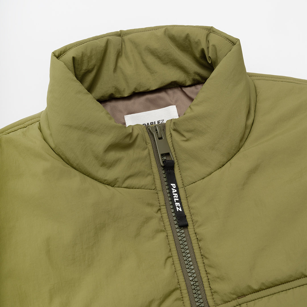The Mens Mako Jacket Olive Green from Parlez clothing