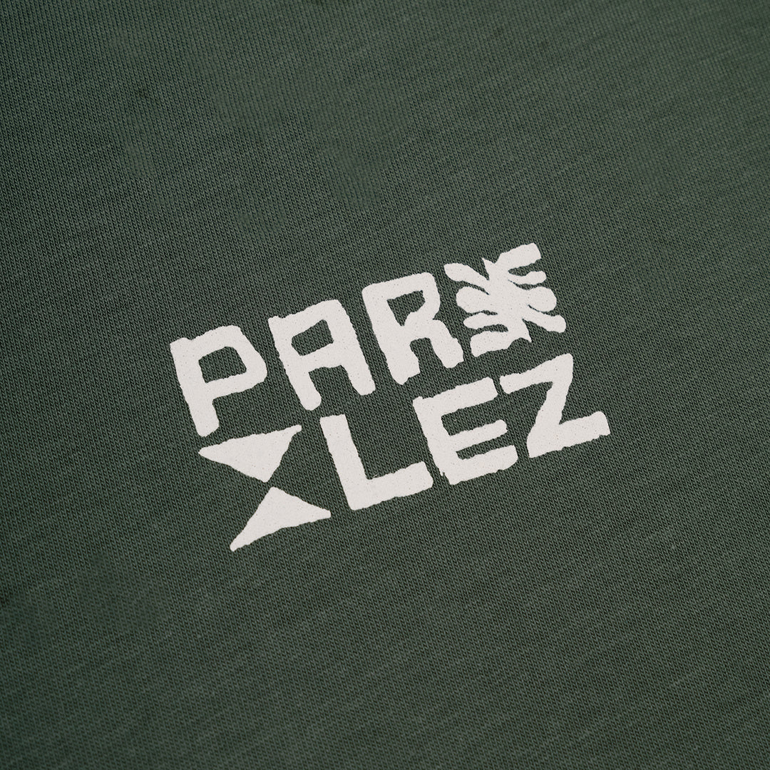 The Mens Maran T-Shirt Kelp Green from Parlez clothing