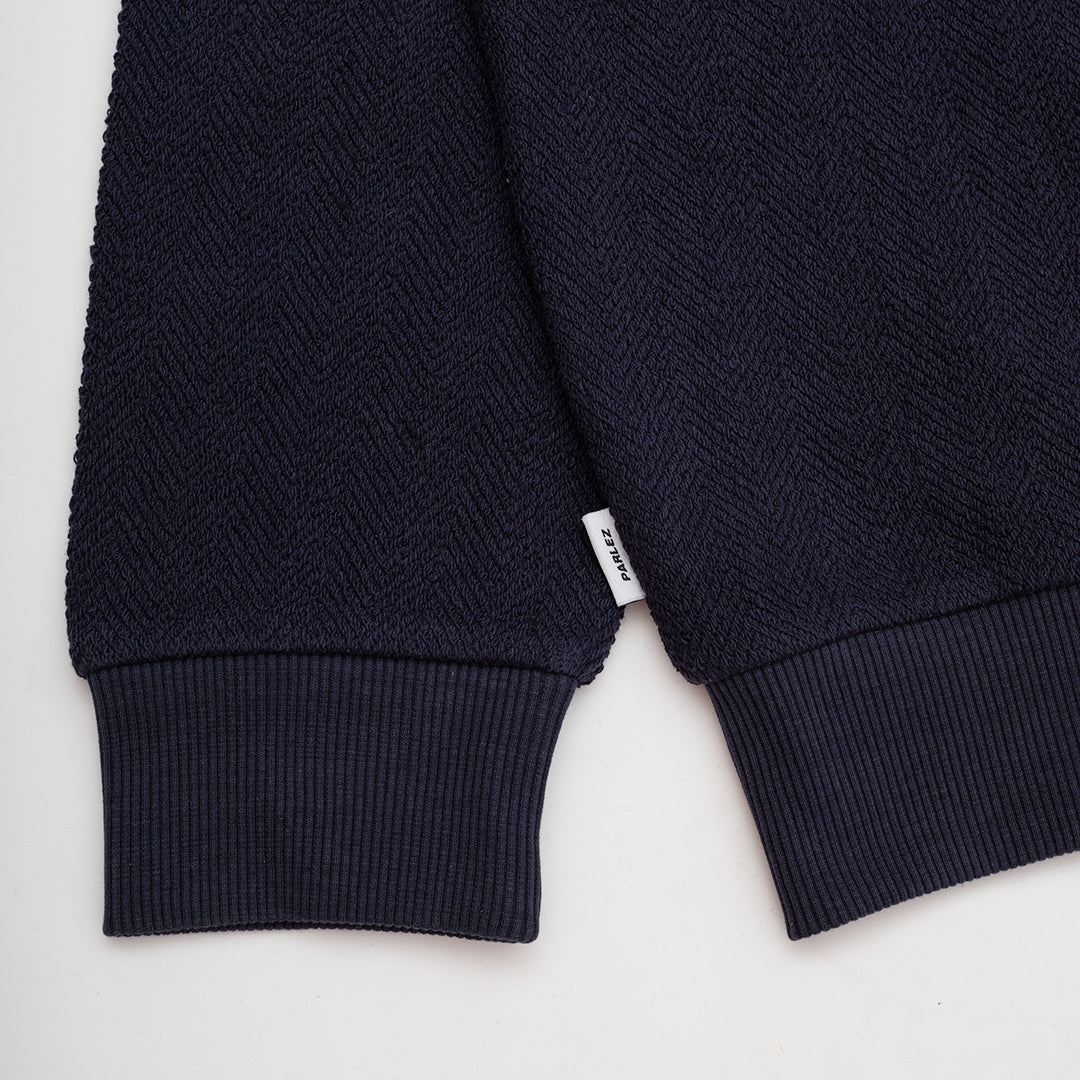 The Mens Millington Hoodie Midnight from Parlez clothing