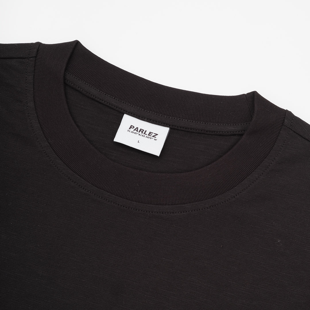 The Mens Ormond T-Shirt Black from Parlez clothing