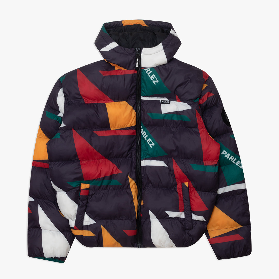 Buy The Parlez Caly Puffer Jacket Multi | Parlez Streetwear