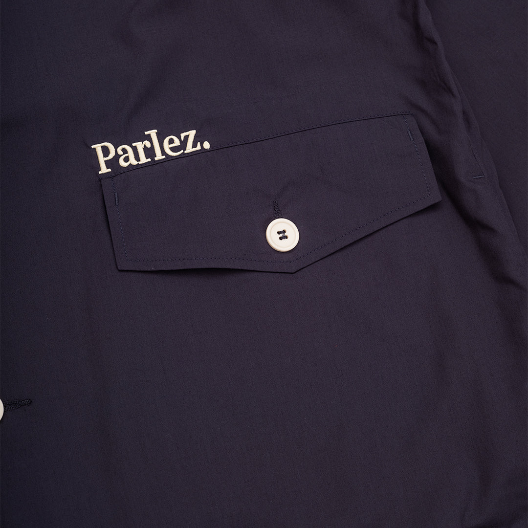 The Mens Peak Jacket Midnight from Parlez clothing