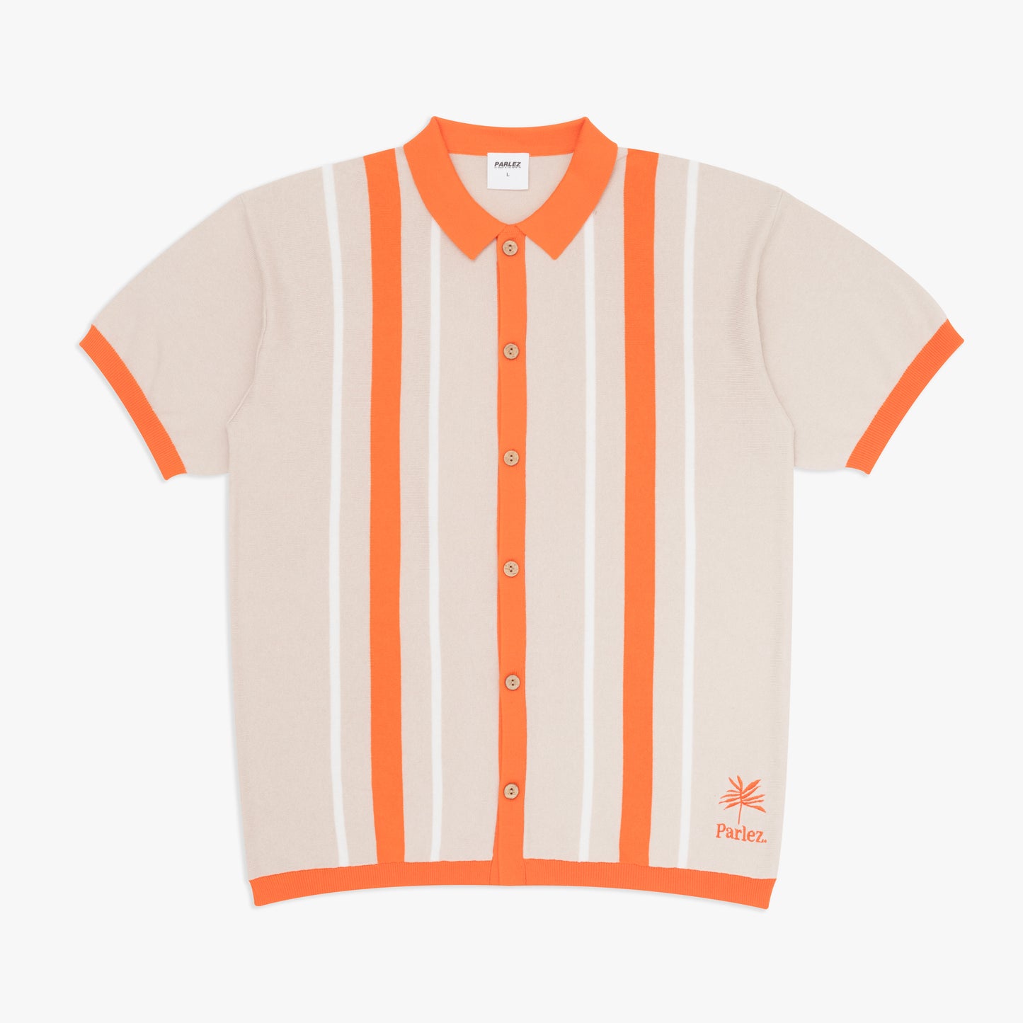 Hartwell Knit Polo Orange