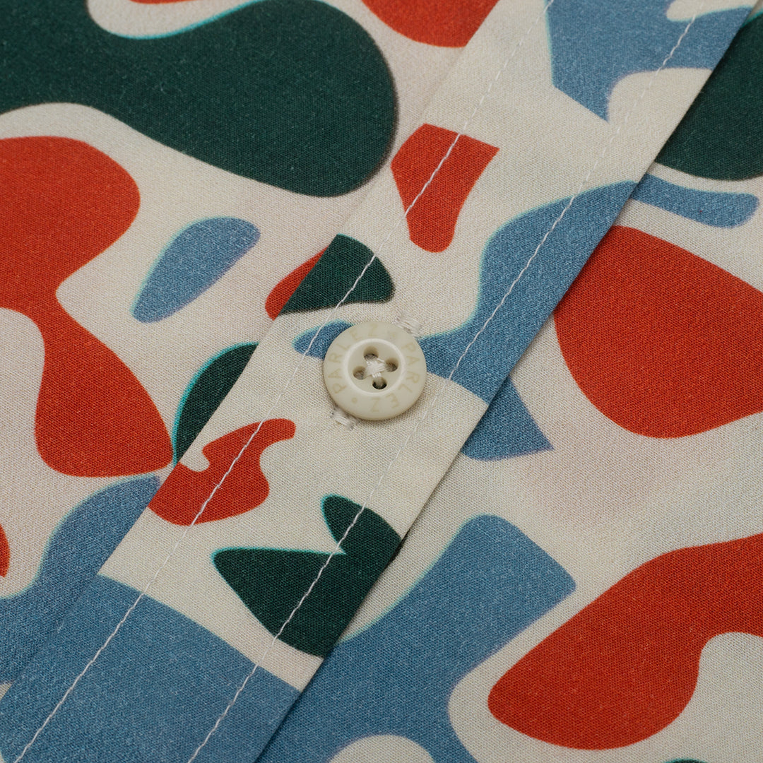 The Mens Puerto SS Shirt Camo Multi from Parlez clothing