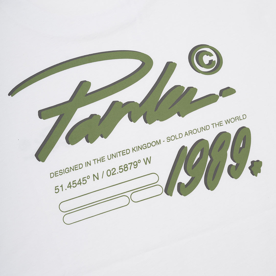 The Mens Ramon Oversized T-Shirt White from Parlez clothing