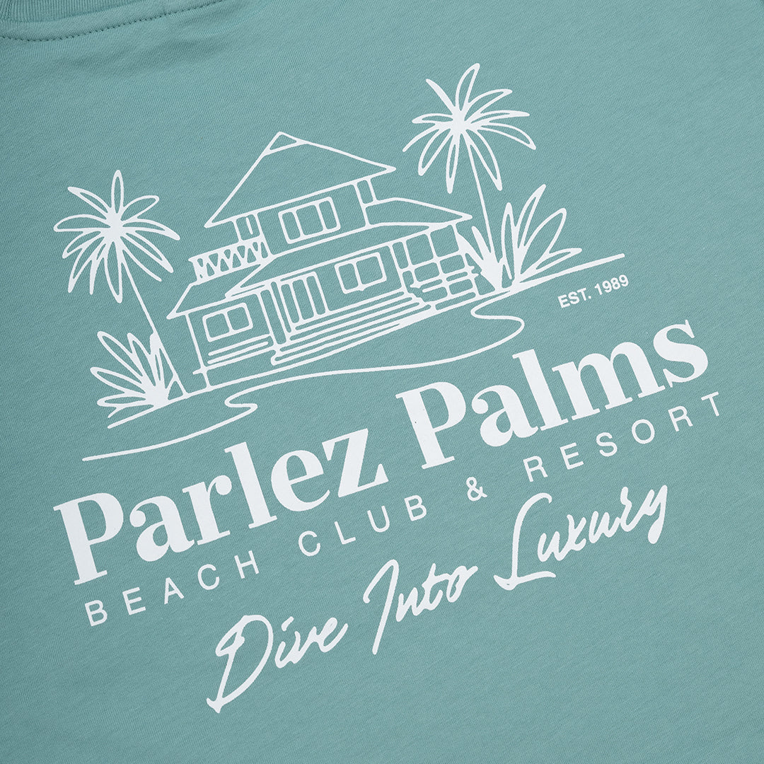 The Mens Retreat T-Shirt Sage Shore from Parlez clothing