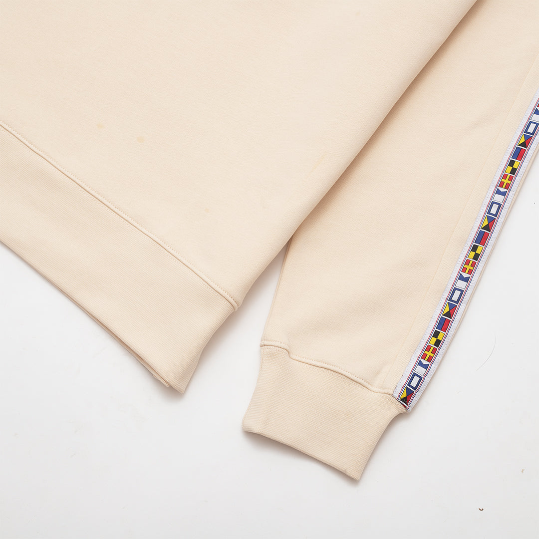 The Mens Sampson 1/4 Zip Ecru from Parlez clothing