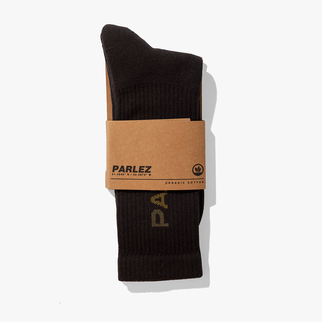 The Mens Obsideo Socks Black from Parlez clothing