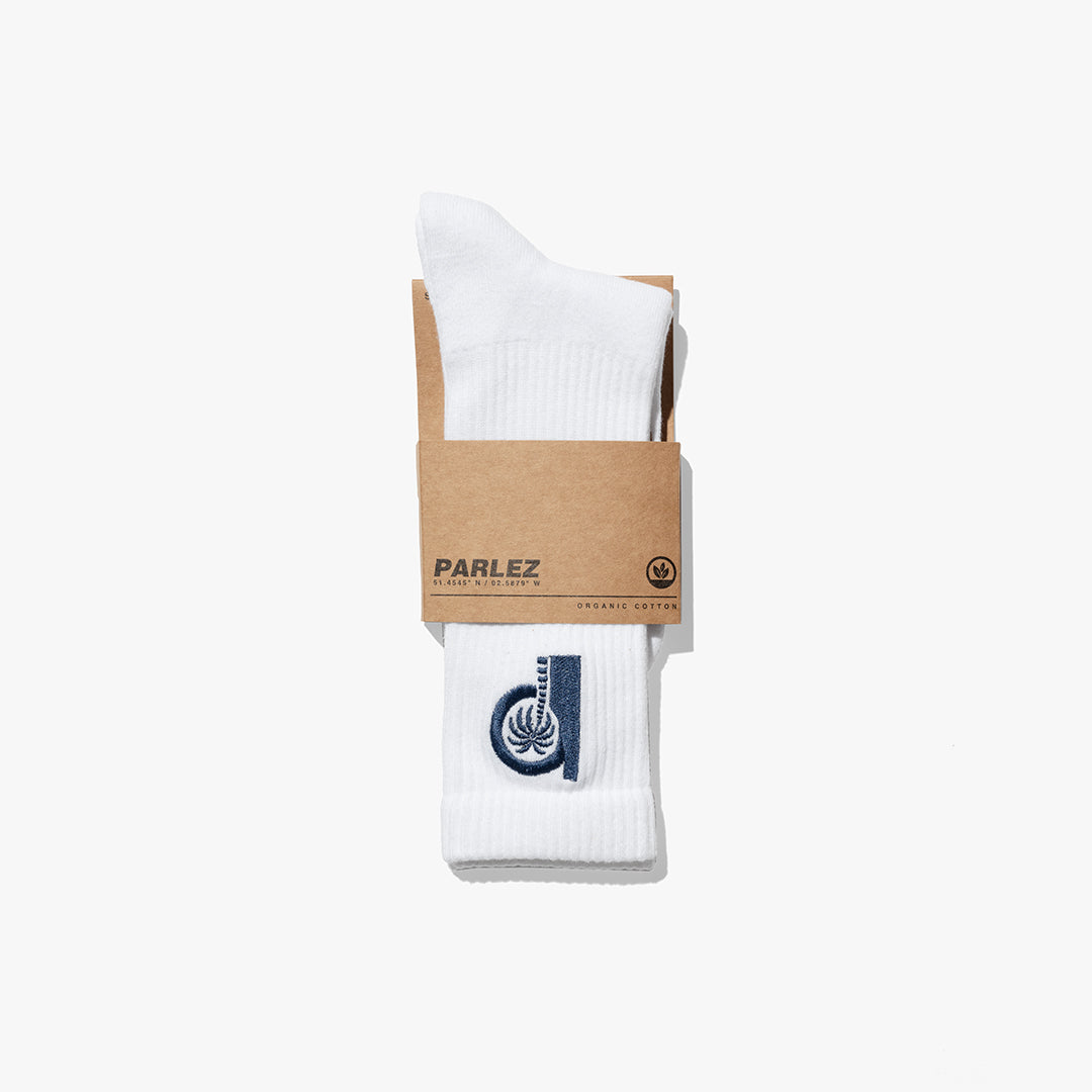 The Mens Ultra Sock White from Parlez clothing