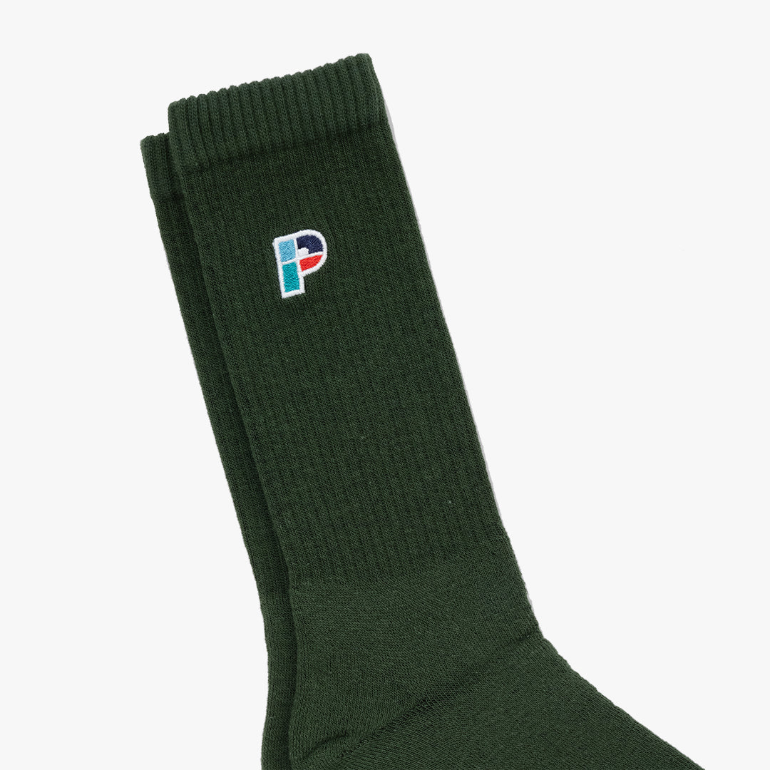 The Mens Lewis Sock Deep Green from Parlez clothing