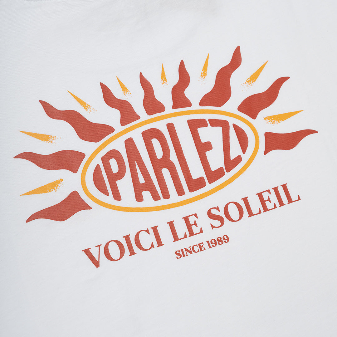 The Mens Soleil T-Shirt White from Parlez clothing