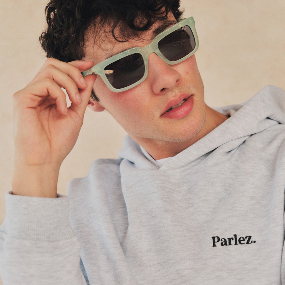 The Mens Hawksbill Sunglasses Sea Mist from Parlez clothing