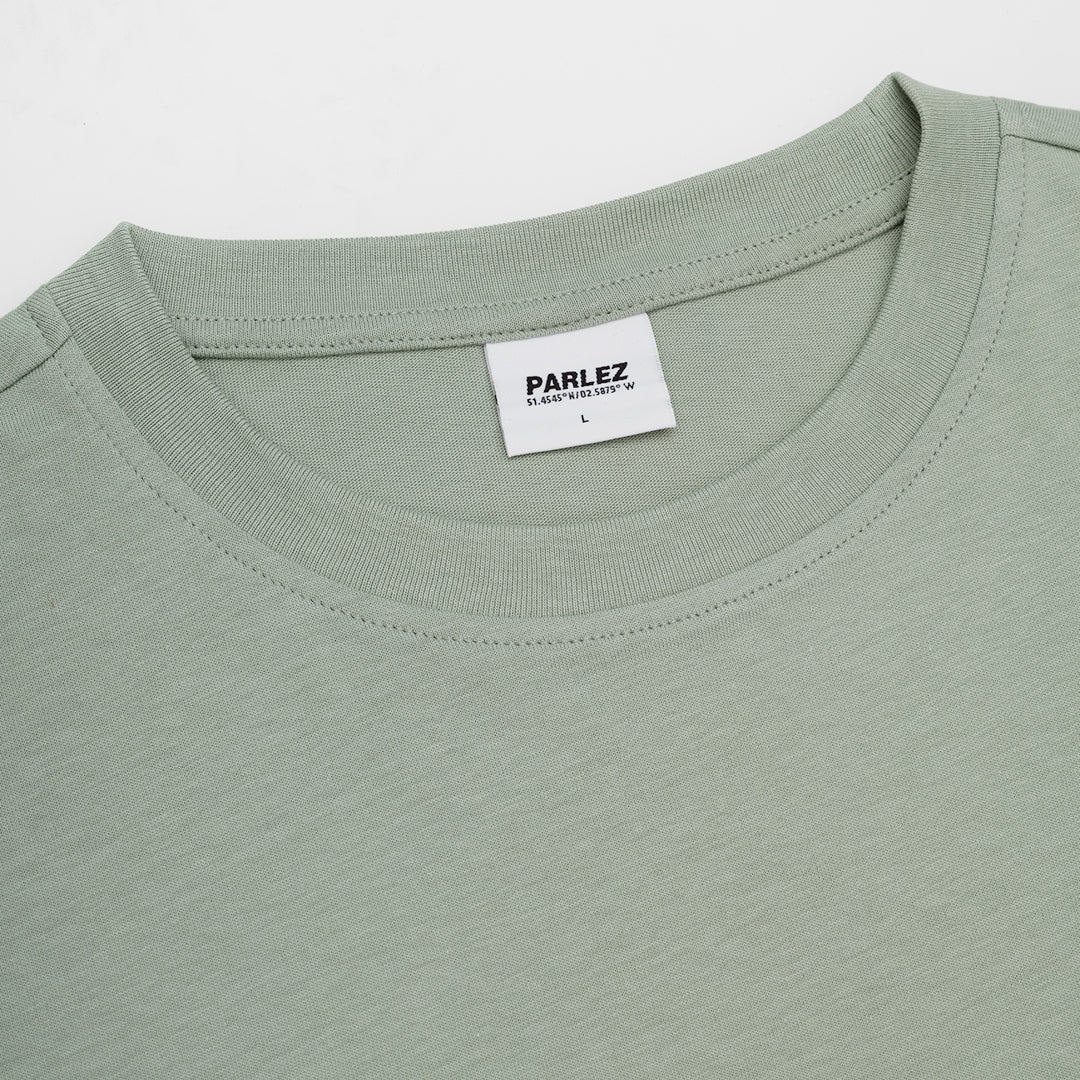 The Mens Staffa Oversized T-Shirt Sea Mist from Parlez clothing