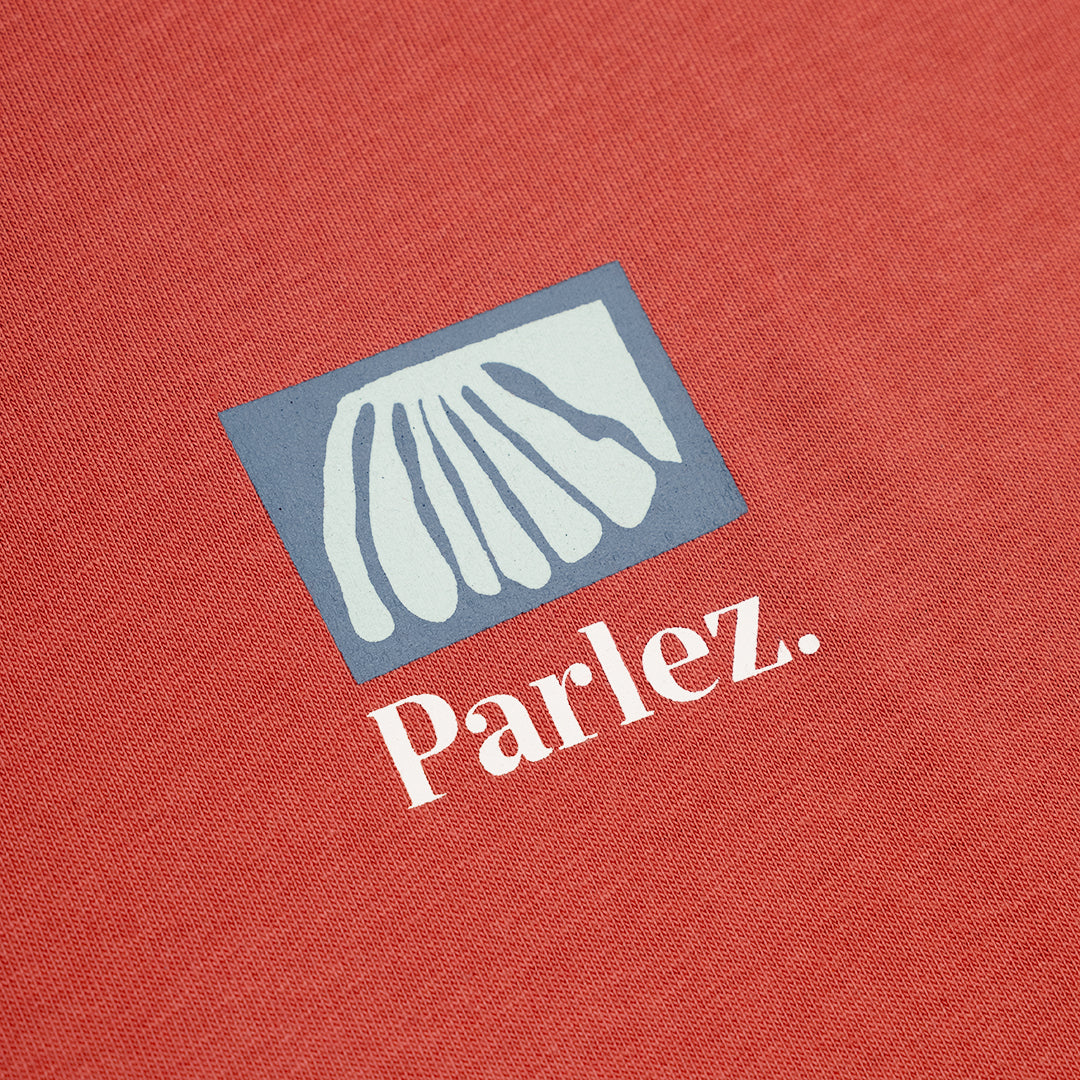 The Mens Stallo T-Shirt Dusty Coral from Parlez clothing