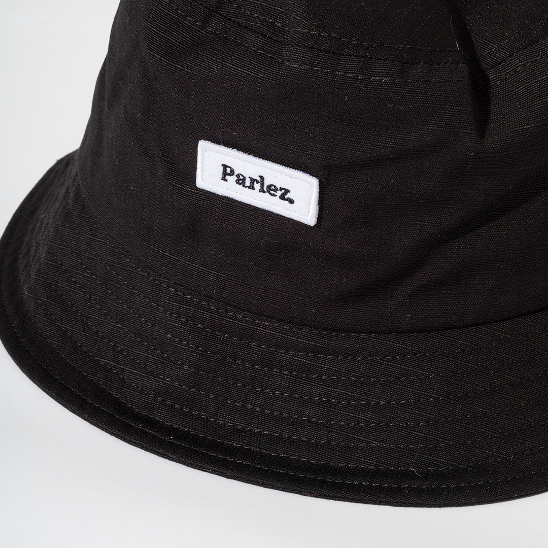 The Mens Sway Bucket Hat Black from Parlez clothing