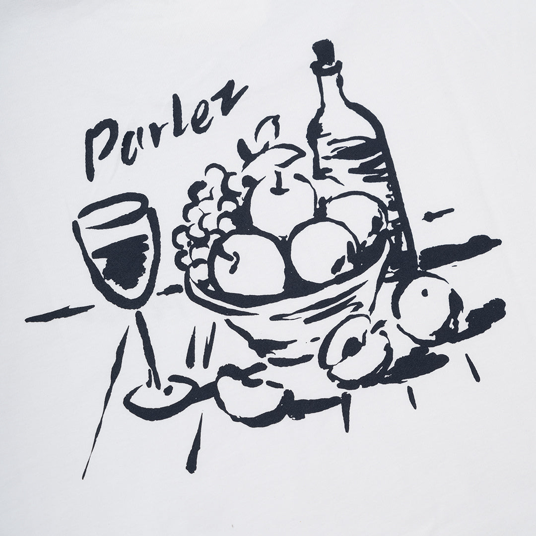 The Mens Vanitas T-Shirt White from Parlez clothing