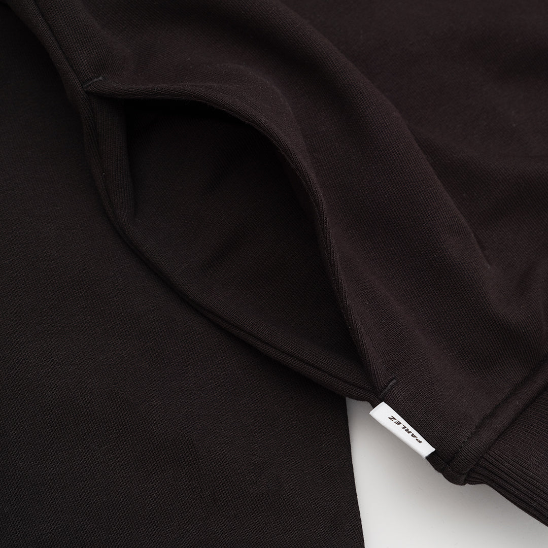 The Mens Vernon Oversized Crew Black from Parlez clothing
