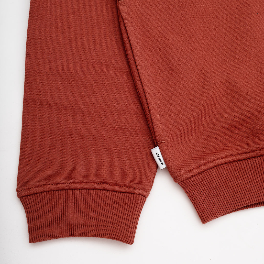 The Mens Vernon Oversized Crew Dusty Coral from Parlez clothing