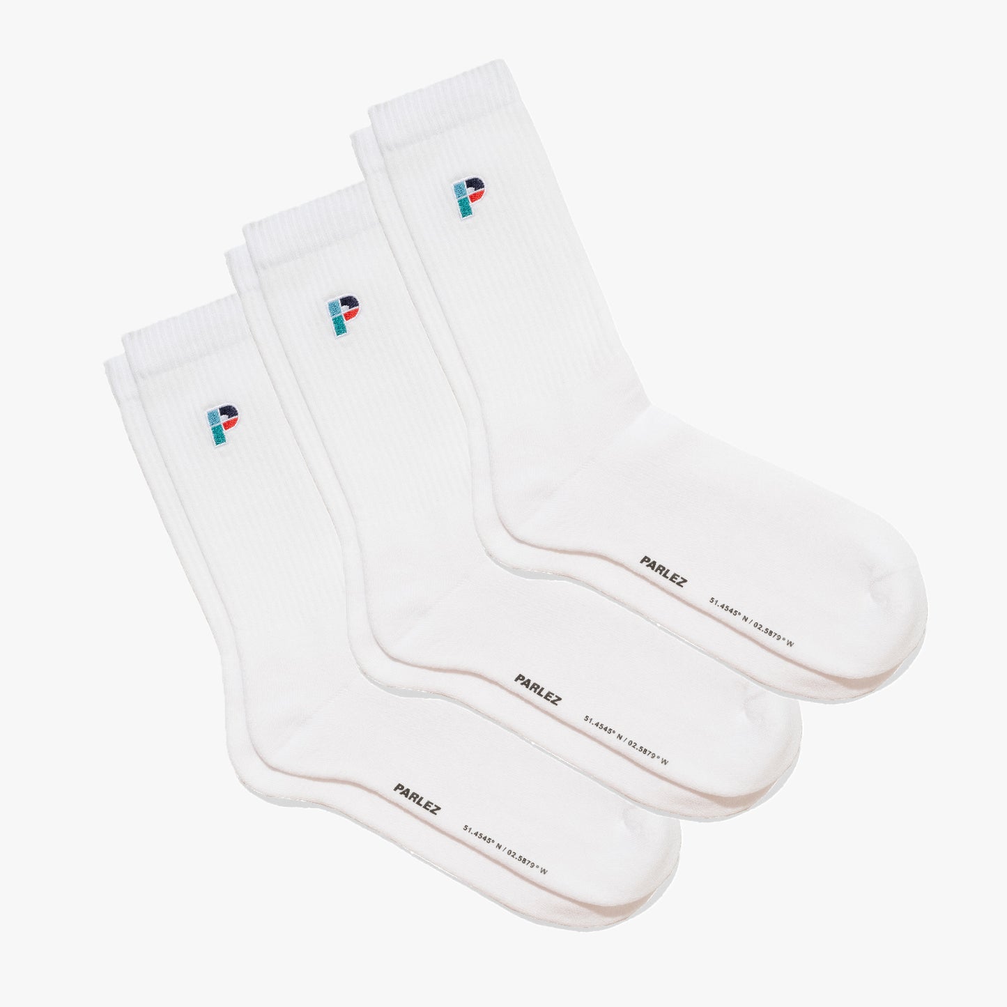 The Mens Lewis 3 Pack White from Parlez clothing